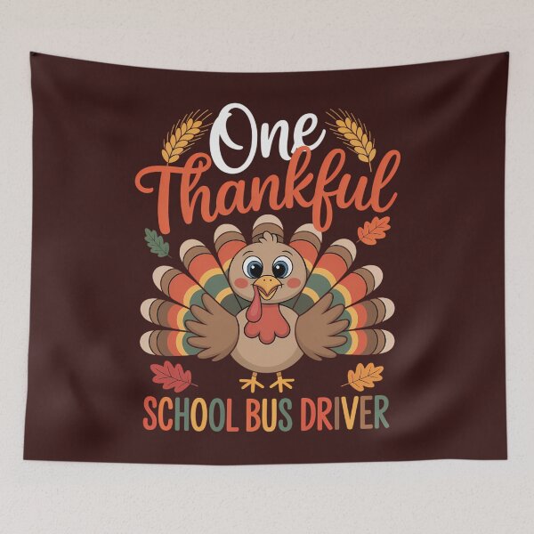 Item preview, One Thankful School Bus Driver Thanksgiving Job Team Turkey designed and sold by BiellaSar.
