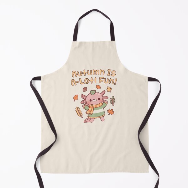 Item preview, Cute Axolotl Autumn Is A Lotl Fun Fall Leaves designed and sold by rustydoodle.