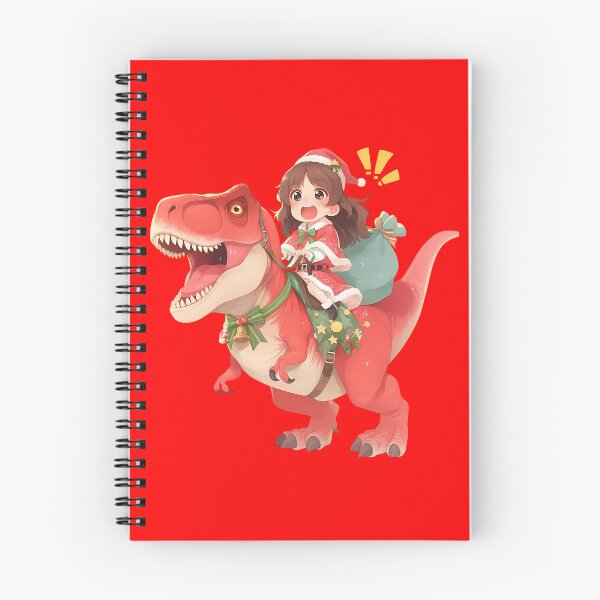 Item preview, Girls Und Cute Nishizumi Miho Christmas Dinosaur Ride Anime Chibi Style designed and sold by Raslbazola.