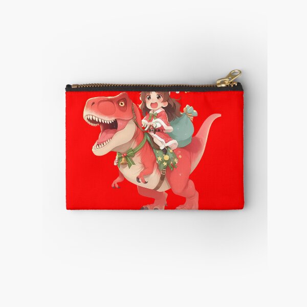 Item preview, Girls Und Cute Nishizumi Miho Christmas Dinosaur Ride Anime Chibi Style designed and sold by Raslbazola.