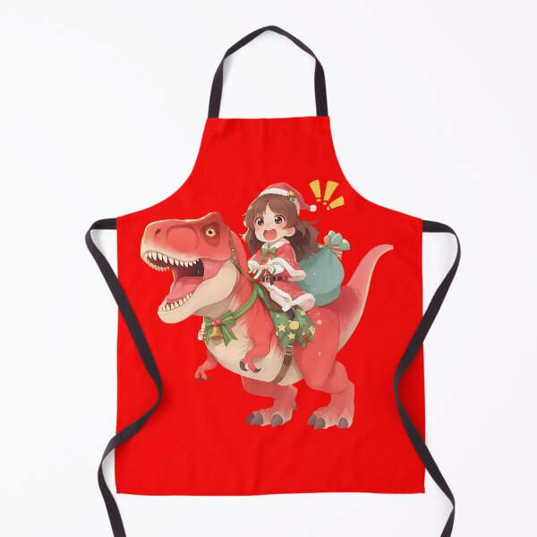 Item preview, Girls Und Cute Nishizumi Miho Christmas Dinosaur Ride Anime Chibi Style designed and sold by Raslbazola.