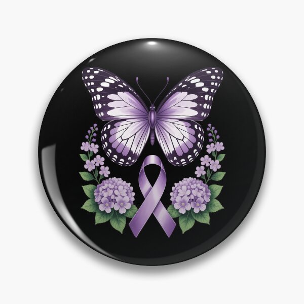 Item preview, Purple Ribbon Awareness, Pancreatic Cancer, Alzheimers Lupus designed and sold by PunkNation-Arts.