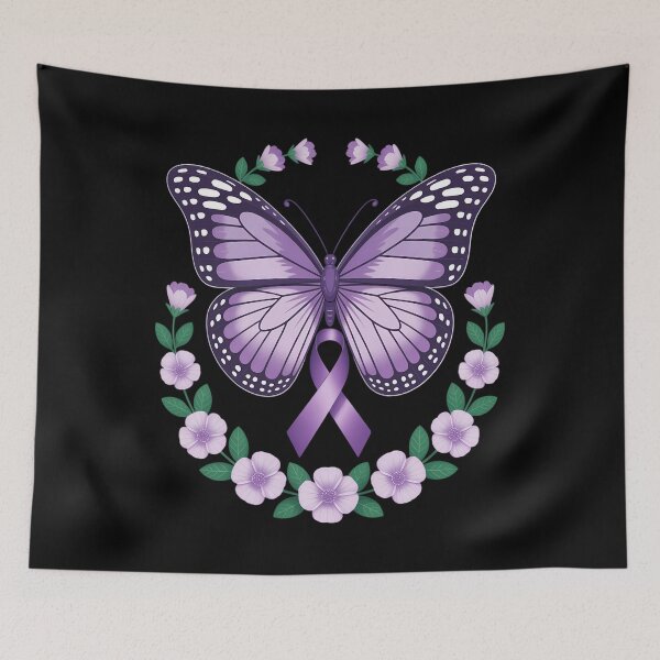 Item preview, Purple Ribbon Awareness, Pancreatic Cancer, Alzheimers Lupus designed and sold by PunkNation-Arts.