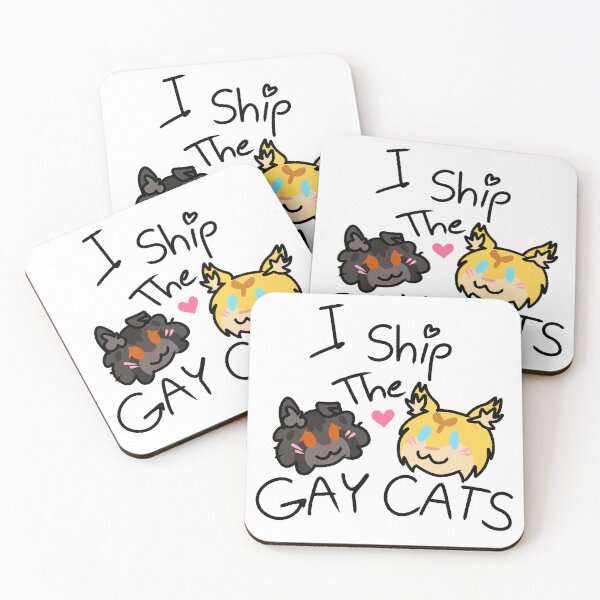 Item preview, Gay Cats - Shadow & Root designed and sold by Daturnity.