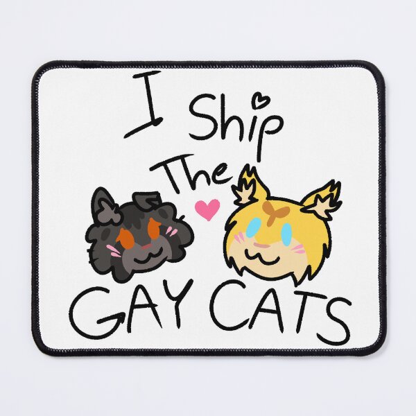 Item preview, Gay Cats - Shadow & Root designed and sold by Daturnity.