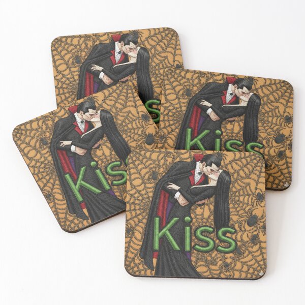Item preview, Halloween Kiss Morticia textured  designed and sold by Nu Sigma 1985.