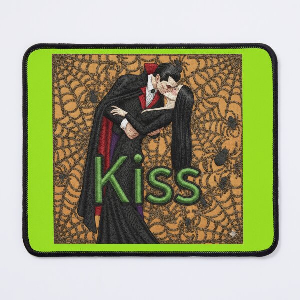 Item preview, Halloween Kiss Morticia textured designed and sold by Nu Sigma 1985.
