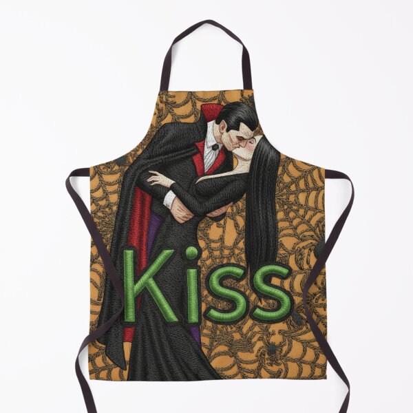 Item preview, Halloween Kiss Morticia textured designed and sold by Nu Sigma 1985.