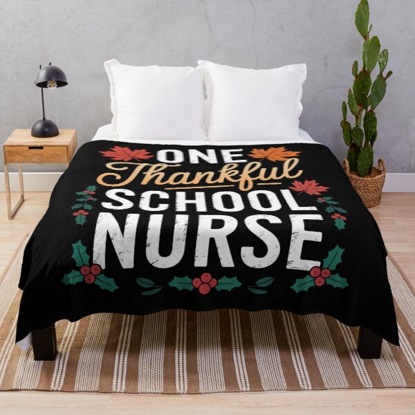 Item preview, One Thankful School Nurse Cute Fall Thanksgiving designed and sold by BiellaSar.