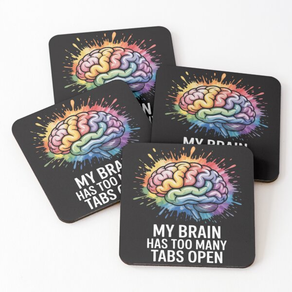 Item preview, My Brain Has Too Many Tabs Open ADHD Is Awesome designed and sold by Ikwalima.