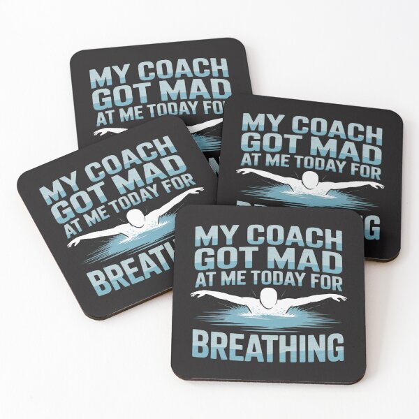 Item preview, My Coach Got Mad At Me Today For Breathing Funny designed and sold by Ikwalima.