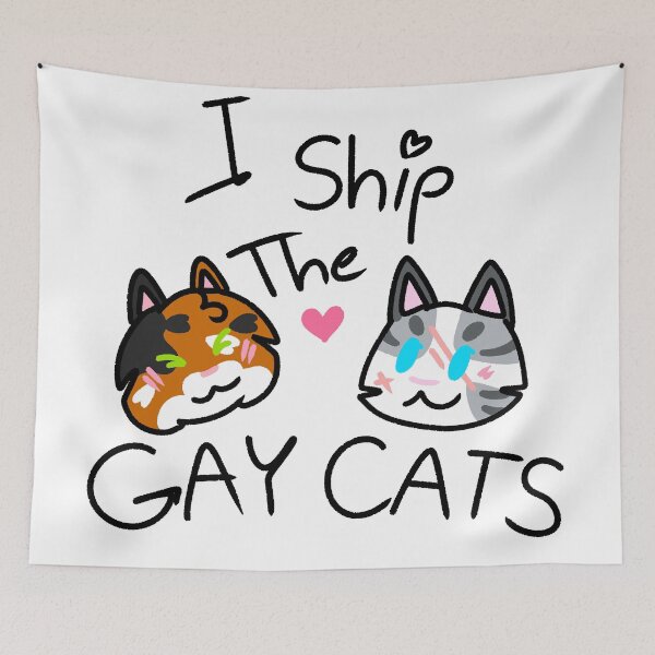 Item preview, Gay Cats - Blossom & Ivy designed and sold by Daturnity.