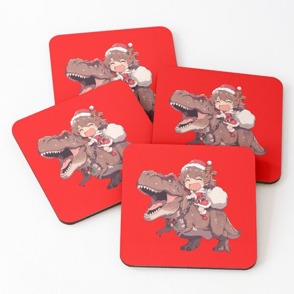 Item preview, Nishizumi Maho Christmas Dinosaur Ride Girls Und Panzer Anime Chibi Style designed and sold by Raslbazola.