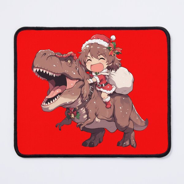Item preview, Nishizumi Maho Christmas Dinosaur Ride Girls Und Panzer Anime Chibi Style designed and sold by Raslbazola.