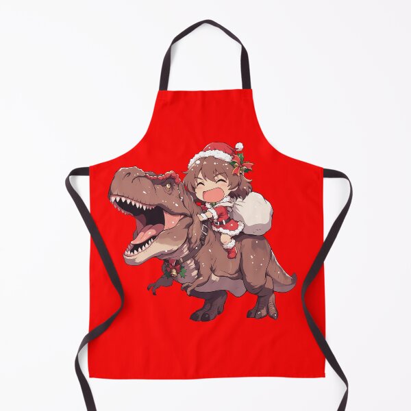 Item preview, Nishizumi Maho Christmas Dinosaur Ride Girls Und Panzer Anime Chibi Style designed and sold by Raslbazola.