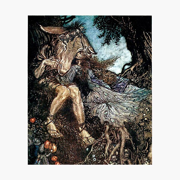 Item preview, 'A midsummer night's dream' by William Shakespeare. Puck, Oberon, Titania designed and sold by Filologica.