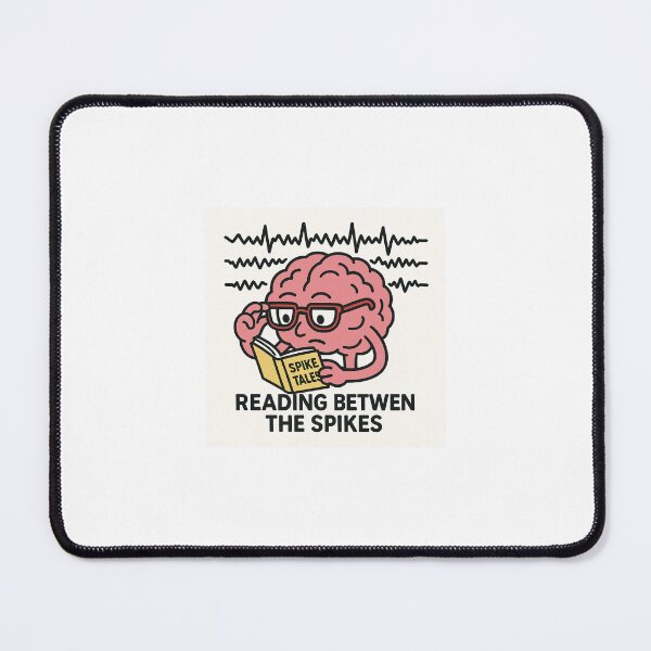 Item preview, “Reading Between the Spikes – EEG Brain Art for IONM & Neuro Fans” designed and sold by NeuroNerd-R-5.