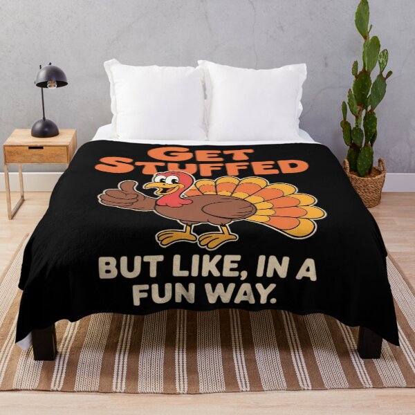 Item preview, Get stuffed. But like, in a fun way Funny Thanksgiving designed and sold by Bandikonsalez.