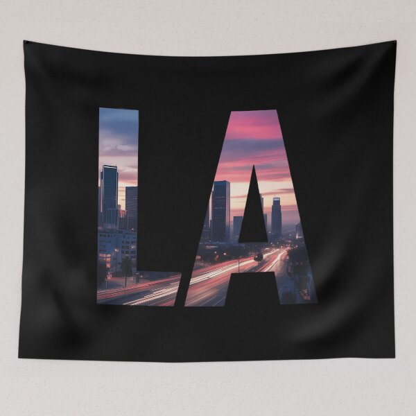 Item preview, Los Angeles LA Skyline California LA designed and sold by HellD3vil-Art.