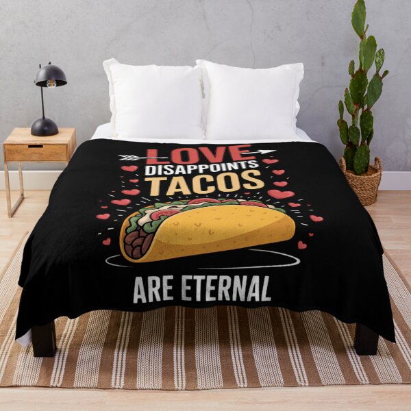 Item preview, Love Disappoints Tacos Are Eternal Valentines Valentine designed and sold by HellD3vil-Art.