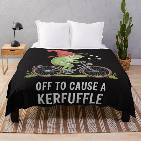 Item preview, Off to Cause a Kerfuffle Frog Funny Weirdcore designed and sold by Ikwalima.