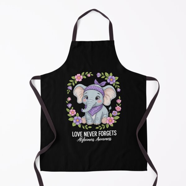 Item preview, Love Never Forgets Alzheimer’s Awareness Elephant designed and sold by HellD3vil-Art.