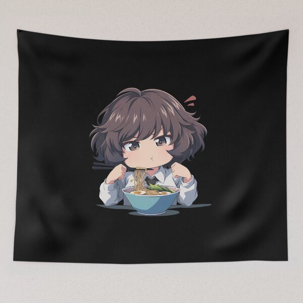 Item preview, Yukari Akiyama Girls und Panzer Anime Chibi Ramen Time designed and sold by Raslbazola.