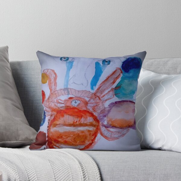 Item preview, Cosmic Universe Spiritual Hippie Watercolor Drawing designed and sold by LunaSpiritArt.