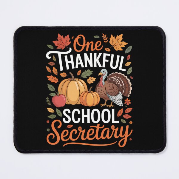 Item preview, One Thankful School Secretary Fall Autumn Thanksgiving designed and sold by August4Laughs25.