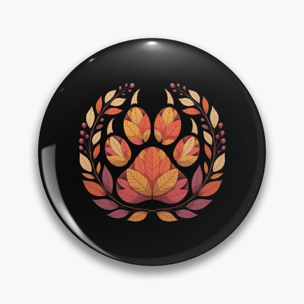 Item preview, Fall Autumn Leaf Dog Paw Print Pets Puppy Owner Dogs Lover designed and sold by Bandikonsalez.