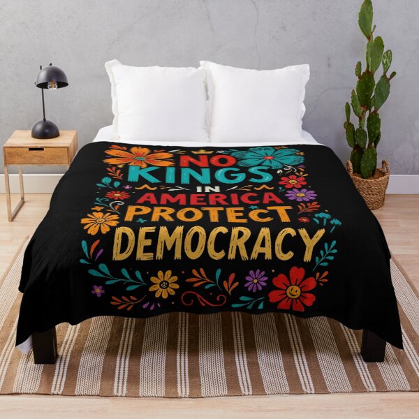 Item preview, No Kings America Protect Democracy, Political Activist Tee designed and sold by YourgiftShop.