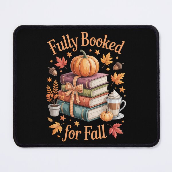 Item preview, Fully Booked for Fall Books Pumpkin Autumn Thanksgiving designed and sold by Bandikonsalez.