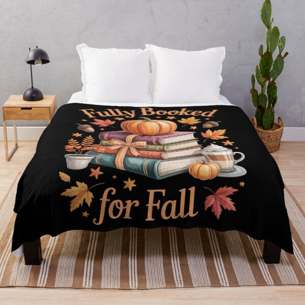 Item preview, Fully Booked for Fall Books Pumpkin Autumn Thanksgiving designed and sold by Bandikonsalez.