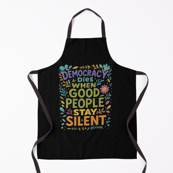 Item preview, Democracy Dies When Good People Stay Silent No Kings protest march Shirt designed and sold by YourgiftShop.