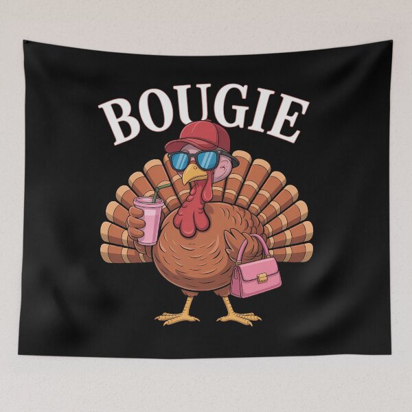 Item preview, Funny Thanksgiving Turkey Bougie Fall Vibes designed and sold by Bandikonsalez.