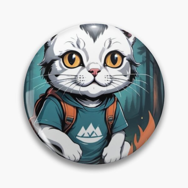 Item preview, Chill Camping Cat designed and sold by RazzPatazz.