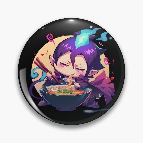 Item preview, Blue Exorcist Mephisto Pheles Ramen Devilish Charm Kawaii Anime designed and sold by Raslbazola.