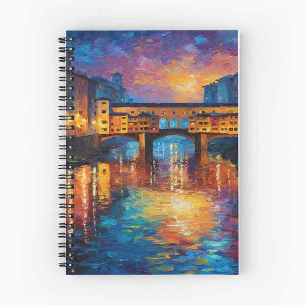 Item preview, Florence at Dusk: Ponte Vecchio Dreams designed and sold by ArgentoArt.