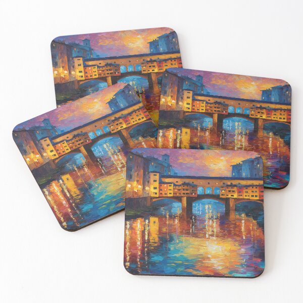 Item preview, Florence at Dusk: Ponte Vecchio Dreams designed and sold by ArgentoArt.