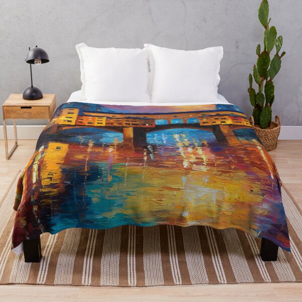 Item preview, Florence at Dusk: Ponte Vecchio Dreams designed and sold by ArgentoArt.