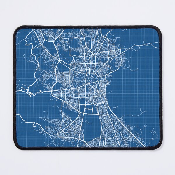 Item preview, Sanaa City Map of Yemen - Blueprint designed and sold by deMAP.