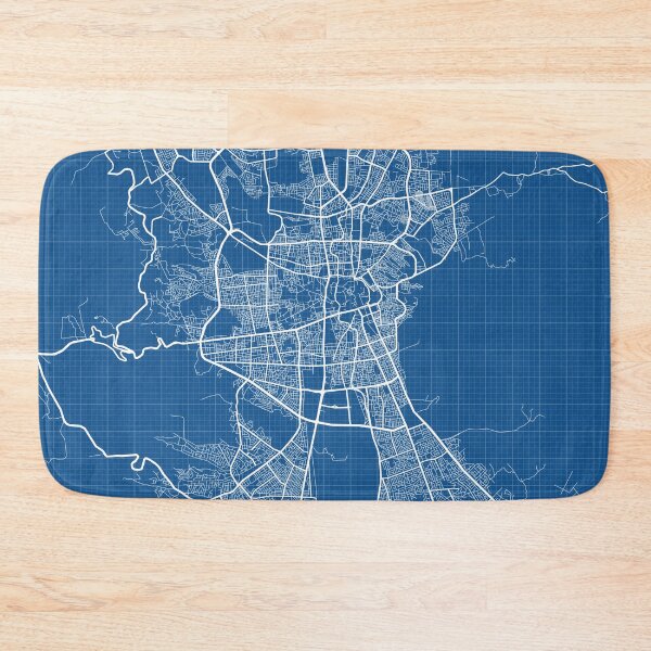 Item preview, Sanaa City Map of Yemen - Blueprint designed and sold by deMAP.