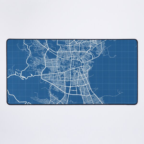 Item preview, Sanaa City Map of Yemen - Blueprint designed and sold by deMAP.