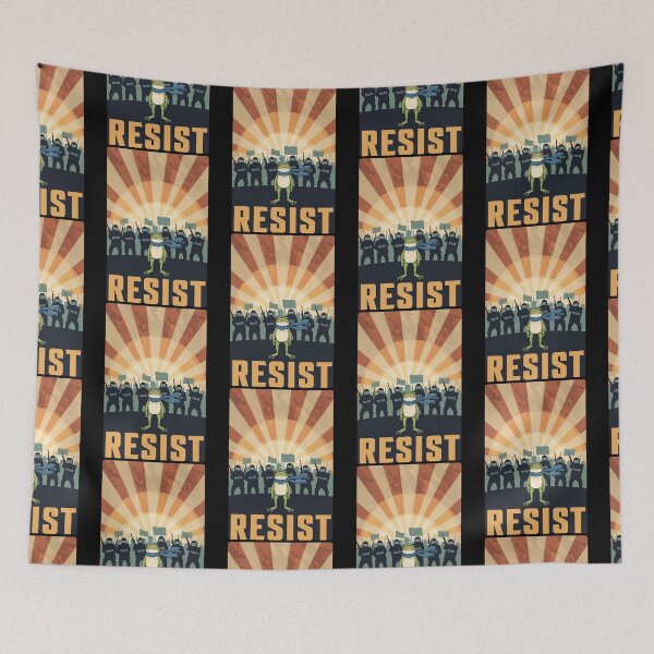 Item preview, Resist Portland Frog designed and sold by collinswired.