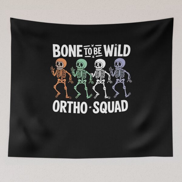 Aperçu de l'œuvre Ortho Squad Infirmière orthopédique Ortho Doctor Squelette d'Halloween créée et vendue par Idarmotar.