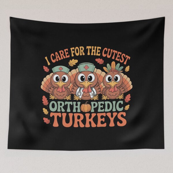 Item preview, Orthopedic Thanksgiving Cutest Turkeys Ortho Nurse Case designed and sold by Idarmotar.