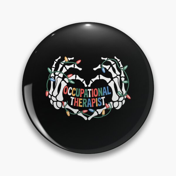 Item preview, OT Occupational Therapy Skeleton Hand Heart Christmas Light designed and sold by Idarmotar.