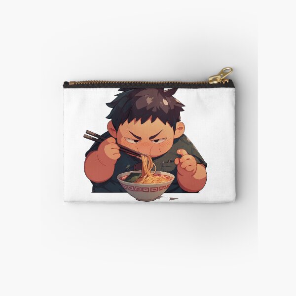 Item preview, Blue Exorcist Renzo Shima Eating Ramen Funny Expression Kawaii Anime designed and sold by Raslbazola.