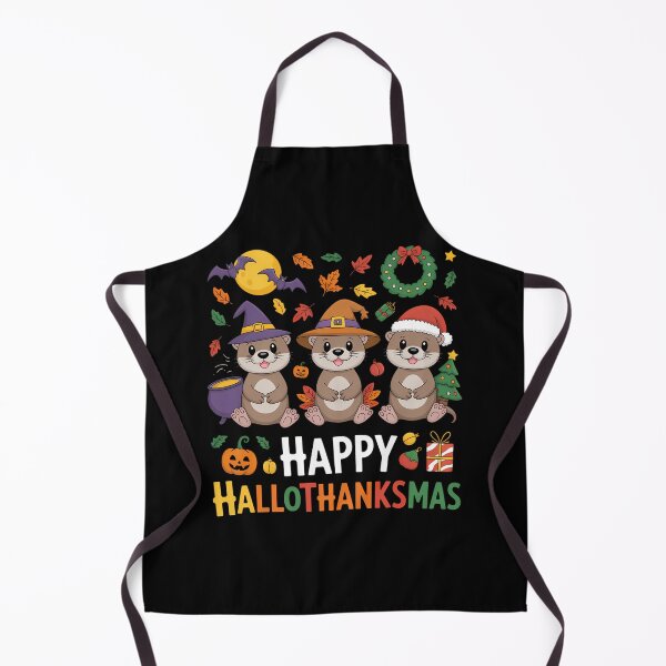 Item preview, Otter Halloween Pup Christmas Happy Hallothanksmas Otters designed and sold by Idarmotar.