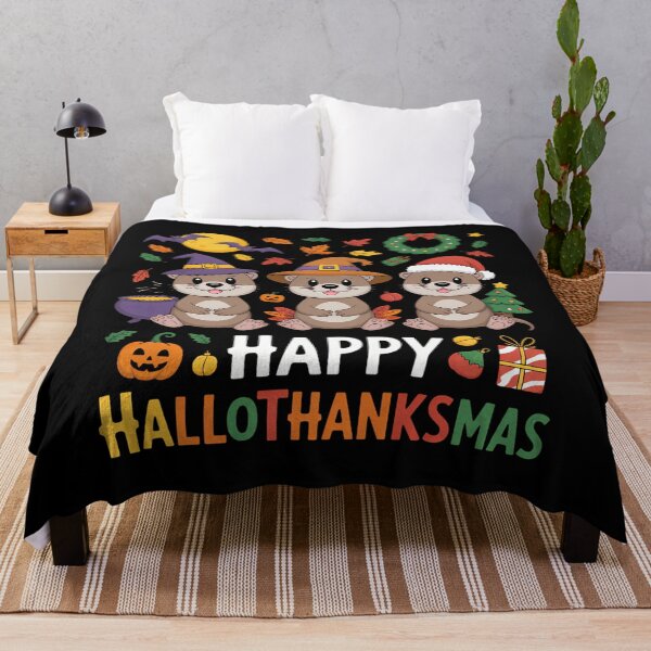 Item preview, Otter Halloween Pup Christmas Happy Hallothanksmas Otters designed and sold by Idarmotar.